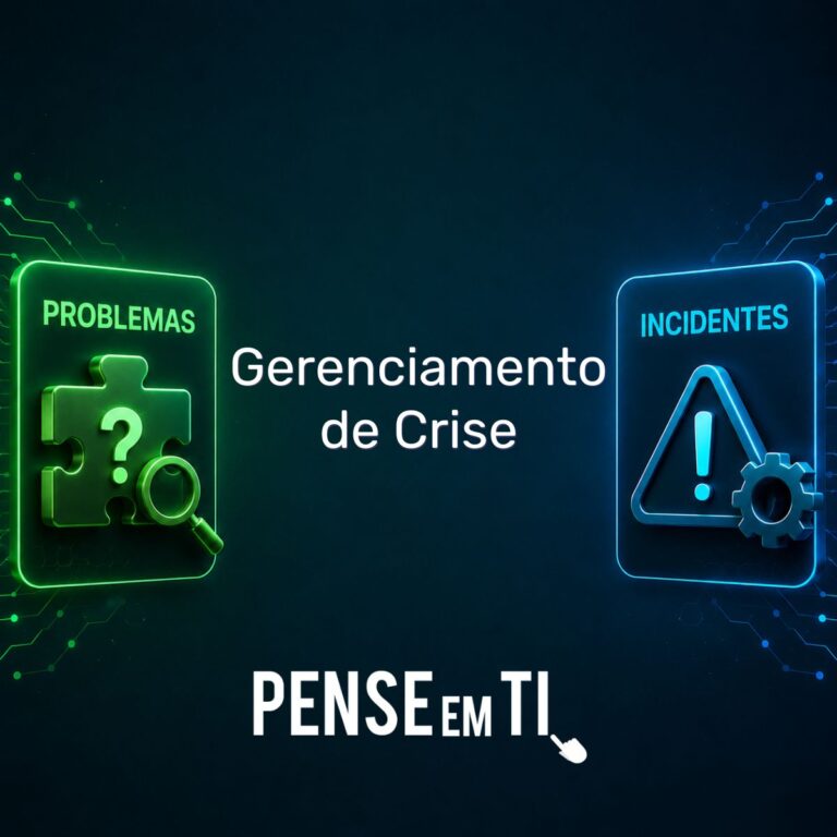 Gerenciamento de Problemas x Gerenciamento de Incidentes