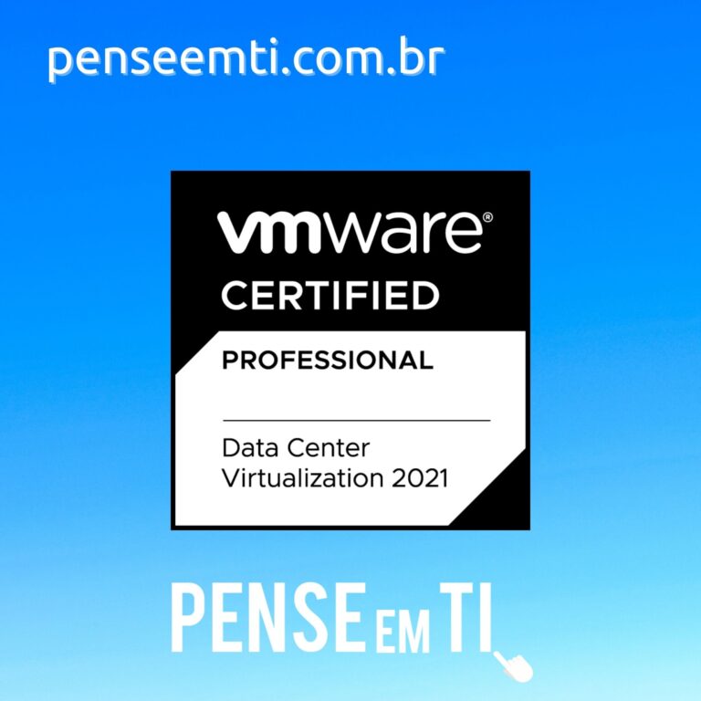Tirei a minha certificação VMware VCP-DCV!