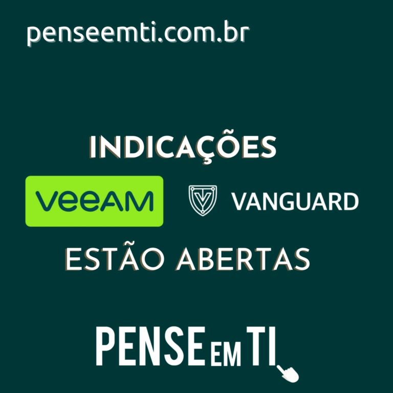 Indicações Programa Veeam Vanguard 2023 estão Abertas