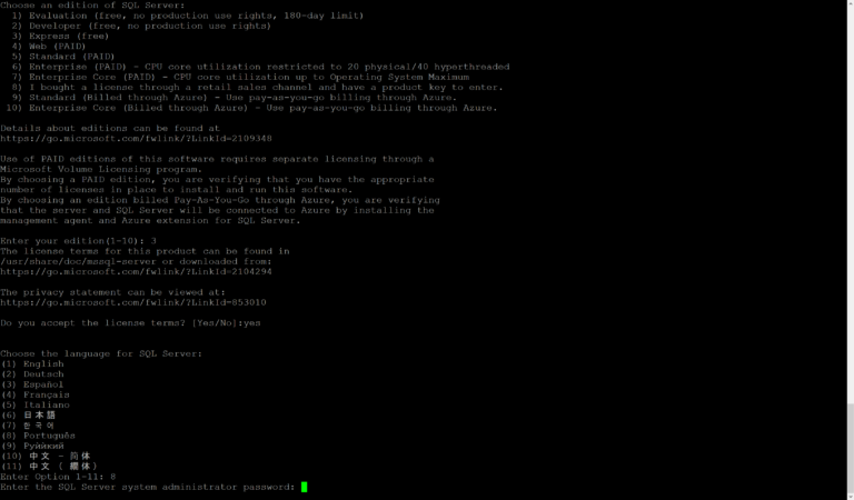 Instalação Microsoft SQL Server no Linux - Pense em TI