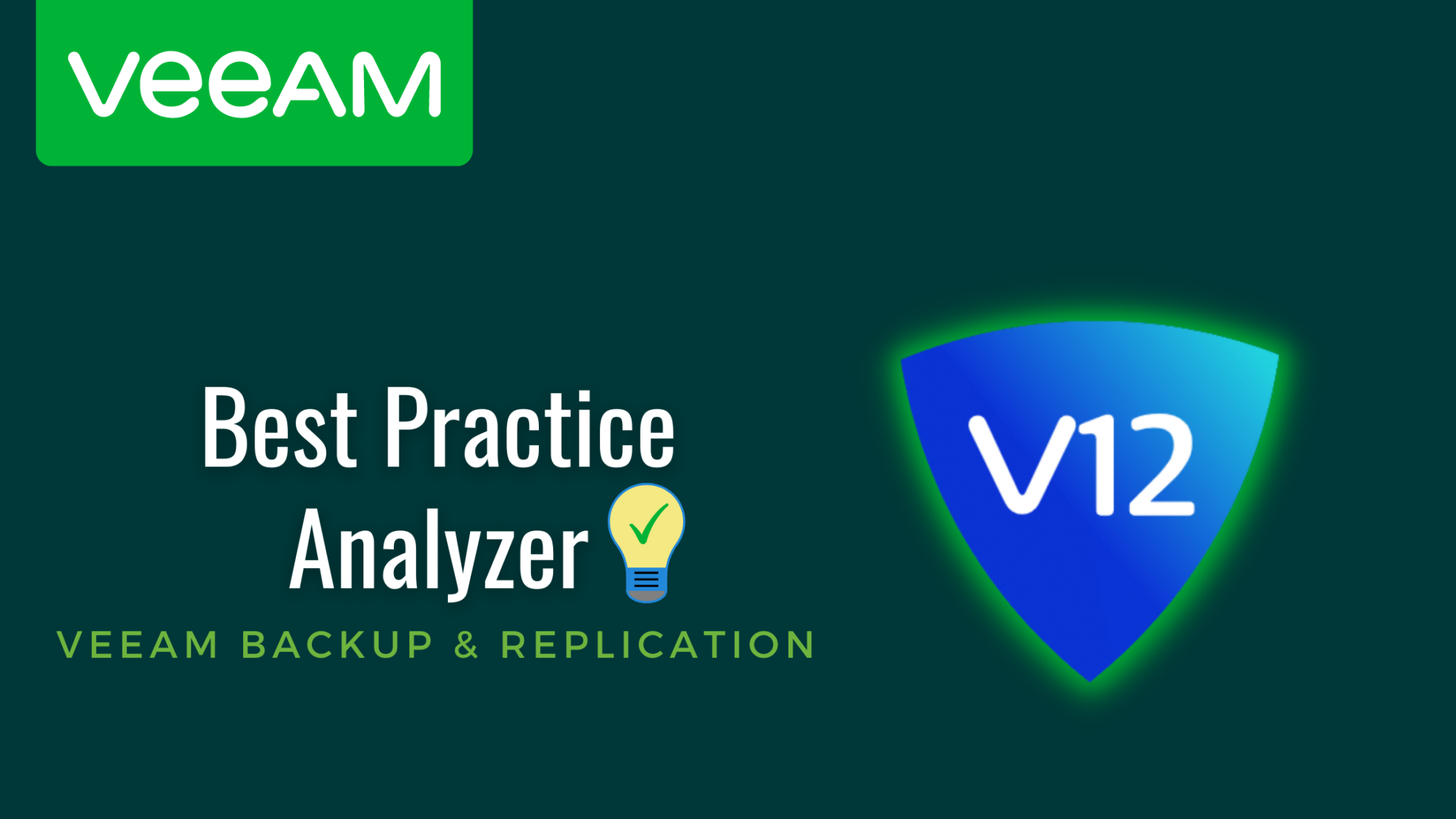 Best Practices Analyzer - Veeam Backup & Replication V12 - Pense Em TI