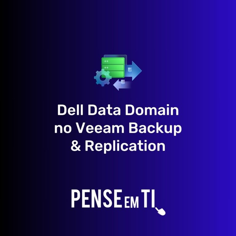 Adicionando o Dell Data Domain como repositório de backup no Veeam Data Platform